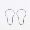 High quality New Good Shower Bath Bathroom Curtain Rings Clip Easy Glide Hooks ZZE5257