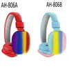 AH-806 806A 806B 806C 806E 806F 806H série écouteurs basse son casques stéréo Bluetooth mignon Fidget jouets écouteurs support Ultra-long pour les enfants