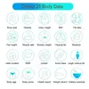 Hot Smart Bathroom Weight Scales Floor Bmi mi Body Fat Scale Bluetooth Human Weighing Scale LCD Home Balance 25 Body Data H1229