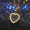 Pendant Necklaces ShinyGem Fashion 12*12mm Love Heart Natural Sparkling Crystal Druzy Gold/Silver Plated For Women Gif