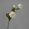 Dekoratif Çiçek Çelenkler 3 Baş Lotus Buket Yapay Sahte Bitkiler Diy Ana Sayfa Partisi Düğün Dekorasyonu İpek Flores