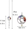 2021 Заживление духовного дома окно окно стены висит кулон декор Древо жизни повесить чакру каменную призму естественный кристалл очарование орнамент