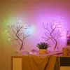 Nachtverlichting LED Light Mini Christmas Twinkling Tree Koperdraad Guirlande Lamp voor Holiday Home Kids Bedroom Decor Luminary Fairy