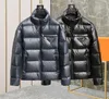 2021 New Men's Classic Down Jacket Metal Triangle Pattern Left Sleeve Brodé Winter Parker Street Style Haute Qualité Personnalisé Vêtements de plein air