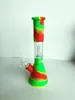 Silicone Bongs Percolators water pipes shisha hookah percolator tube sets With 14mm Glass Bowl Mini Bong dab rigs