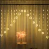 Strings Curtain LED Festoon Fairy String Lights Garland Christmas Decorações 2023 Decoração de festa de casamento de iluminação para lâmpada de ano em casa