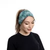 Women Flower Wide Headbands Stretch Gym Yoga Sport Work Out Sweatband Hood Head Bands Hair Band Will and Sandy