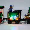 DIY LED照明キットLEGO 10254クリスマス冬のホリデートレインレンガのおもちゃのみ