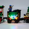 Kit d'éclairage à LED DIY uniquement pour LEGO 10254 NOËL HIVER HOLDING Train Briques Jouet