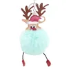 Nuovo portachiavi a forma di cervo in peluche Muticolor Fashion Innovativo portachiavi per auto Regali di Natale per ragazze e donne AIC88 G1019