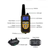 800yd elektrisches Fern-Hundetrainingshalsband, wasserdicht, wiederaufladbar, LCD-Display für alle Größen, Piepton, Schock, Vibrationsmodus, Heimtierbedarf