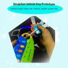 Giocattolo elettrico del volante di simulazione per neonati e bambini, con il giocattolo musicale educativo del suono della luce del telecomando della chiave dell'auto G1224