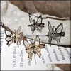 & Jewelry Jewelrygirls Hair Ins Clips 3D Butterfly Hairpins Aessories Pin Clip Hairpin Overlock Small Barrettes Joker Drop Delivery 2021 Z