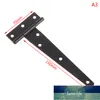 1Pcs Iron Tee Hinge Black T Hinges Cabinet Hinge Garden Shed 2-12inch Wooden Door Gate For Light Gates Doors Furniture Hardware