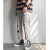 Hip Hop Sweat Pants Embroidery Japanese Style Trousers Sweatpants Streetwear Men Joggers Track Casual Cargo Pants 210930