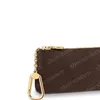 Nyckelpåse Key Chain Wallet Mens Pouch Key Wallet Card Holder Handväskor Läderkortskedjan Mini plånböcker Mynt K05 857271R