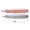 Nail Drill Accessories Professional USB Electric Machine Files Pen Pedicure With 6Pcs Metal Grinding Heads Art Manicure Tool9870190