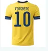 Soccer Jerseys Ibrahimovic Kallstrom Forsberg Adult Homme Adulte + Kit Kit Chemise de football football