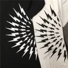 2021 estilo mens cintura geometria impressão tshirts summe designer t camisa de manga curta camisetas camisetas unssex algodão tee tops277q