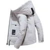 Ny 2020 Mäns Vinter Down Jacket Mode Högkvalitativ Mäns Varm Hooded White Duck Down Jacket Vit Svart Blå Y1103