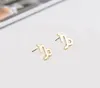 Fashion 12 Constellation Earring Classic Silver Gold Zodiac Sign Stud Earrings Jewelry with Gift Card