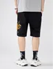 Kinesisk stil shorts m￤n sommar bomull tiger broderi bekv￤ma manliga shorts 210322