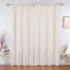 TopFinel Blackout Curtain do salonu Prostota Sypialnia Kuchnia Gotowy Żaluzje Nowoczesna geometria Solid Color Nordic Drap 210712