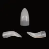 False Nails 500PCS Curved Fake Nail Natural Half Cover Acrylic Suitable For Professional Salon Or Home Use Press On ABS