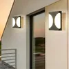 Настенный светильник светодиодный светильник Открытый водонепроницаемый IP65 COB крыльцо светильник современный домашний декор вверх по алюминию для двора солнечный