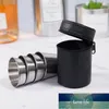 4 SZTUK 30ml Coffee Piwo Puchar Zewnątrz Praktyczne Kubki ze stali nierdzewnej Ustawiać Ujęcia Mini okulary do Whisky Wine Portable Drinkware Cena fabryczna Ekspert Quality