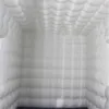 Пользовательские светодиодные оксфордские дисковые бары надувные палатки кубика красивая воздушная структура вечеринка Disco Tunnel Marquee для мероприятий. Наружная реклама без огня