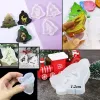 Christmas Decorations 3D Lovely Silicone Mold DIY Pendant Key Chain Making Mould Xmas Tree Snowflake Candles Supplies LLA10461