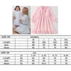 Printemps mère fille robes mode famille Macthing tenues maman et moi vêtements à manches longues maman bébé femmes filles robe 210724