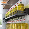 Joybos Keuken Opslag Plank Wandmontage Spice Racks Ruimte Aluminium Multifunctionele Punch-Free Kichen Organizer 211112