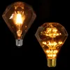 Lampor Diamond G95 LED Edison Bulb E27 220V Vintage Filament Varm Vit