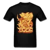 gul hund t-shirts