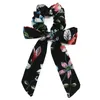 Fiocchi per capelli Scrunchies Porta coda di cavallo Fasce per capelli da donna Accessori Bowknot elastico Scrunchy Streamer Fiori primaverili Anello per capelli 509127173