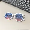 children beach sunglasses fashion round frame kids casual adumbral glasses trend metal arrow sun glasseses for boys girls D084