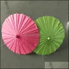 Guarda-chuvas domésticas diversão jardim casa nupcial casamento parasols papel colorf mini artesanato guarda-chuva diâmetro diy 40cm para atacado