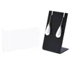 Afficher affichage Mini Rack Showcase Black Transparent Bijoux Boucle d'oreille Équipement d'oreilles Organisateur Stand Pochettes Pochettes, sacs