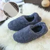 Slippers For Women Womens Slides Furry Home House CN(Origin) Winter Low (1cm-3cm) Flat With Non-slip Wooden Floor