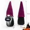 Party Gift Halloween-heks Gnomes pluche voor tier dienblad decor handgemaakte val Zweedse Gnome Herfst Nisse Scandinavische Faceless Doll tafel Orname