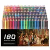 120/150/180/210 Color Pencil Set Watercolor Drawing Sketching Art Hand Account Water-soluble Colored Pencil Stationery School Supplies