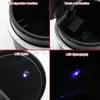 Universal Auto Car LED Light Portable Ash Tray Ashtray Cigarette Smokeless Cup Holder Inredning Tillbehör