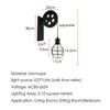 Настенная лампа творческий подъемный шкив света ретро лофт винтажный деревянный черный проходной прикроватный коридор крыльцо ресторана бар кафе бюстгальтер