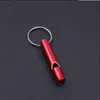 Outdoor Gadgets Aluminum emergency keychain camping hiking outdoor sports tools multi-function training whistle Sport Metal moving Outdoors WLL850