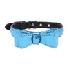 Hundkrafter Leashes Exquisite Justerbar valp Pet Collar Serpentin Shape Printed Bow Collier Chien Halsband Hond Hond