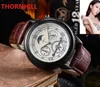 Herren Stoppuhr Uhren 40mm Lederband Boutique Armband Kalender Designer Montre De Luxe Herren Mode Armbanduhr Geschenk