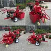 Agricultura pequena 6,3KW milho colheita máquina colheita colheitadeira mini gasolina motor para venda15 cavalos de potência