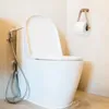 Keuken verticaal papieren handdoekhouder badkamer toilet houten puur koperen muurpapier roll creatief Nordic